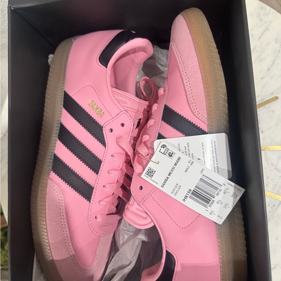 Adidas x Inter Miami CF Samba "Messi Pink" sneakers Men’s 9 - Picture 2 of 5